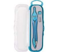 Готовальня BRAUBERG Modern, 2 предмета: циркуль 135 мм, грифель, пенал с подвесом 210662