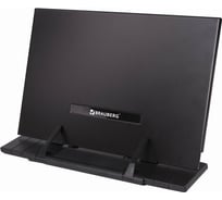 Подставка для книг, учебников BRAUBERG регулируемый наклон металл/пластик черная 237446