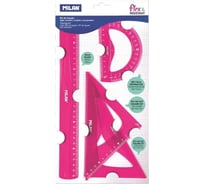 Чертежный набор Milan розовый 971891