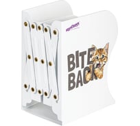 Подставка-держатель для книг и учебников ЮНЛАНДИЯ Bite Back раздвижная, металлическая 237900