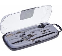 Готовальня Hatber 8 предметов, в пластиковом пенале, с европодвесом 12 шт 053073