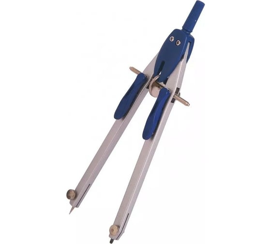 Циркуль DELI Accuro EG30994 корпус синий металл, в комплекте грифель, 12 шт 1204998