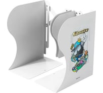 Подставка-ограничитель для книг DELI 78632 GREY 220x114x480 мм серый 1714273