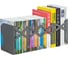 Подставка-ограничитель для книг DELI 78630 D-GREY расширяемая металл темно-серый 1482339 1