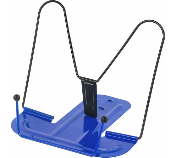 Подставка для книг ЮНЛАНДИЯ ПРЕМИУМ синяя металлическая 237823 1