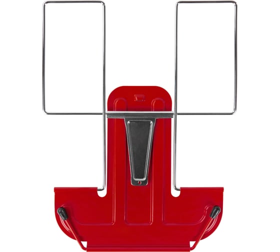 Подставка для книг и учебников BRAUBERG LINE металлическая, красная 237965