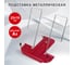 Подставка для книг и учебников BRAUBERG LINE металлическая, красная 237965 8