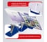 Подставка для книг и учебников BRAUBERG LINE металлическая, синяя 237966 9