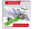 Подставка для книг и учебников BRAUBERG LINE металлическая, зеленая 237967 8