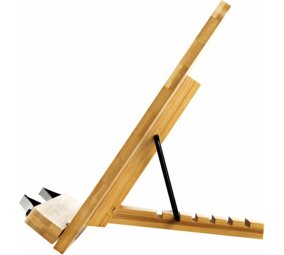 Бамбуковая подставка для книг и планшетов BRAUBERG большая, 34x24 см, регулируемый угол 237896
