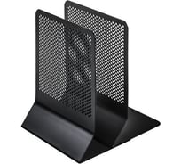 Держатель-ограничитель подставка для книг BRAUBERG Germanium Original 2 штуки, металл 237978