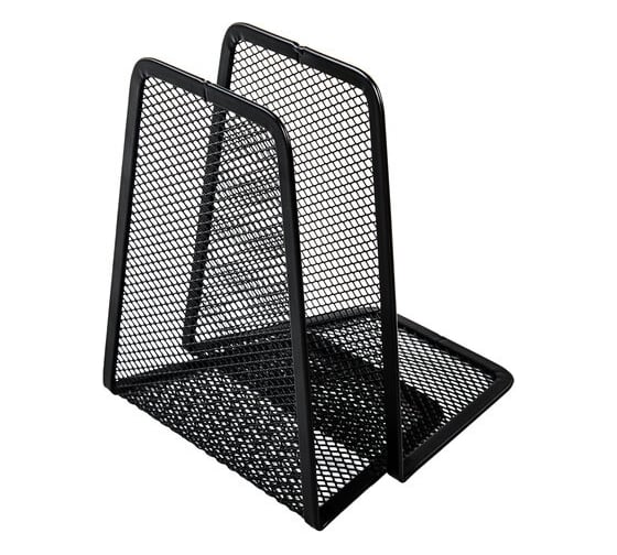 Держатель-ограничитель подставка для книг BRAUBERG Germanium Mesh 2 штуки, металл 237977 1