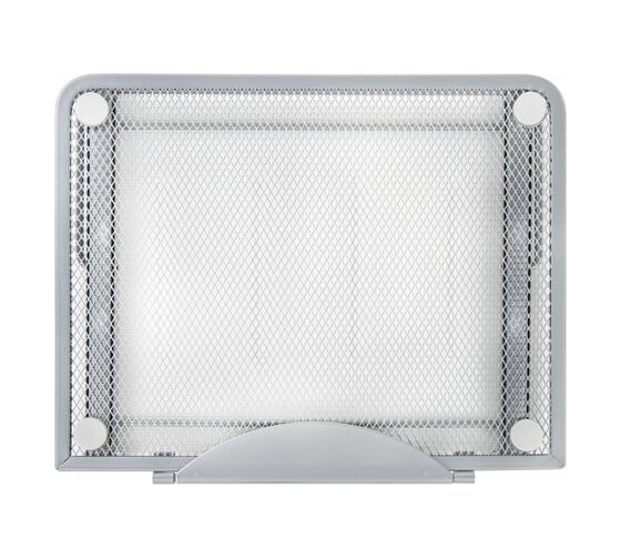 Подставка для книг, ноутбуков, планшетов BRAUBERG Germanium 240x195x20 мм, серебро, металл 237984