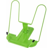 Подставка для книг и учебников BRAUBERG Line+ металлическая, зеленая, европодвес 238072