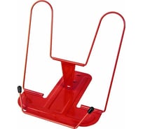 Подставка для книг и учебников BRAUBERG Line+ металлическая, красная, европодвес 238070