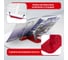 Подставка для книг и учебников BRAUBERG Line+ металлическая, красная, европодвес 238070 3