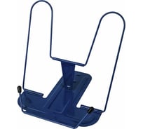 Подставка для книг и учебников BRAUBERG Line+ металлическая, синяя, европодвес 238071