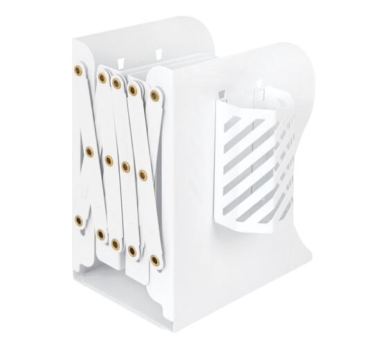 Подставка-держатель для книг и учебников BRAUBERG с органайзером, раздвижная, металлическая 238066 1