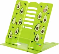 Подставка для книг и учебников BRAUBERG kids avocado, регулируемый угол наклона, металл 238052