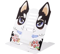 Подставка для книг и учебников BRAUBERG kids puppy, фигурная, регулируемый угол наклона, металл 238058