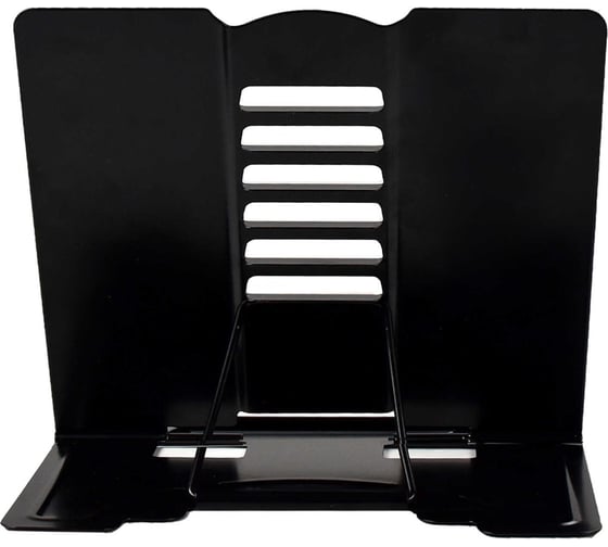 Подставка для книг и учебников Феникс+ КОСМОНАВТ НА ДИНОЗАВРЕ 19x20x15,5 см, окрашенный чёрный металл, количество углов наклона: шесть 59882