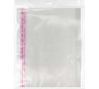 Универсальные обложки для учебников Феникс + 100 шт, с липким слоем, 470x300 мм, прозрачный, полипропилен, 80 мкм 59075