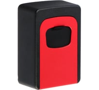 Кодовая сейф-ключница ТУНДРА металлическая, усиленная, красный 5094297