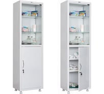 Медицинский шкаф ПРАКТИК МД 1 1657-SG S26199202501