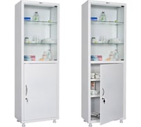 Медицинский шкаф ПРАКТИК МД 1 1760-SG S26199204501
