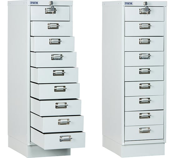 Многоящичный шкаф ПРАКТИК MDC-A4-910-9 S21299330902