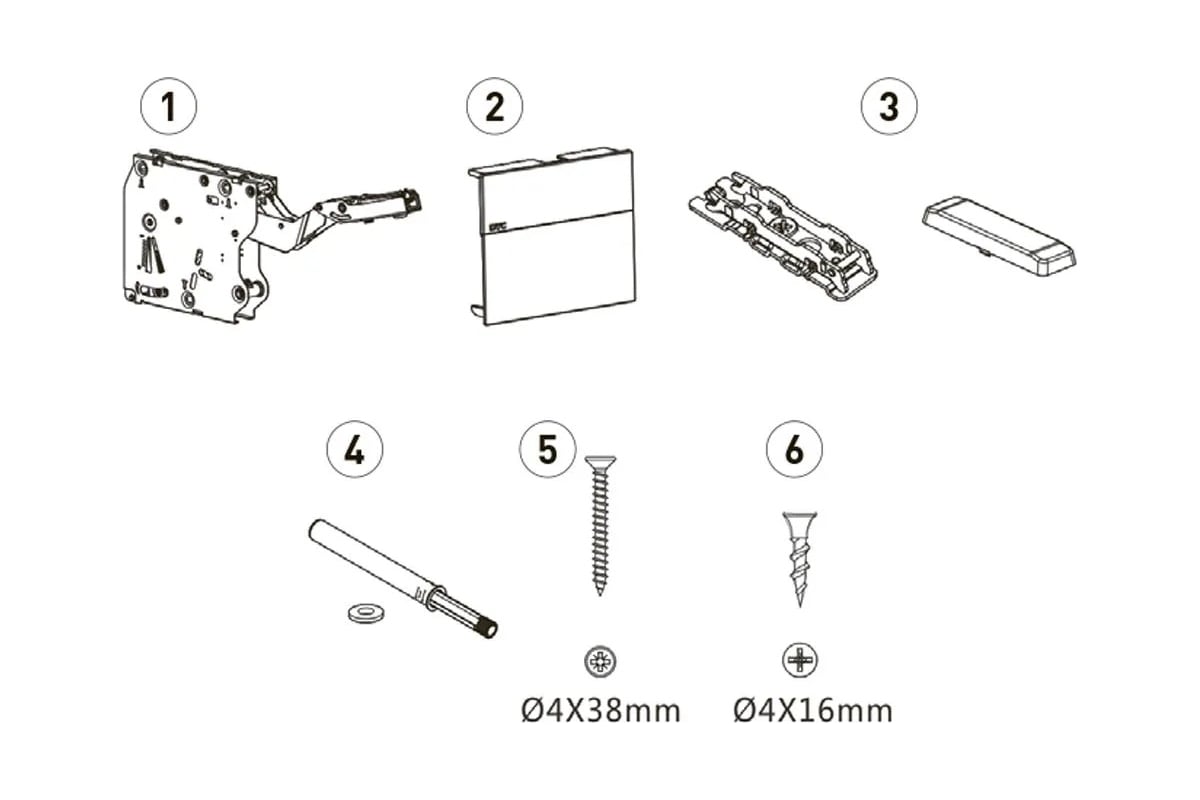 Подъемник GTV push to open, коэффициент мощности 2600-5000, макс ...