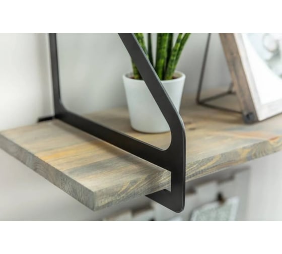 Полкодержатель GTV ingrid, 23x26 cm, черный матовый PP-INGRID-20M