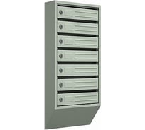 Почтовый ящик ООО Агростройлидер стандарт вертикальный порошковое покрытие 10 секций с задней стенкой 1020x380x190 мм 12 кг САД-22.08
