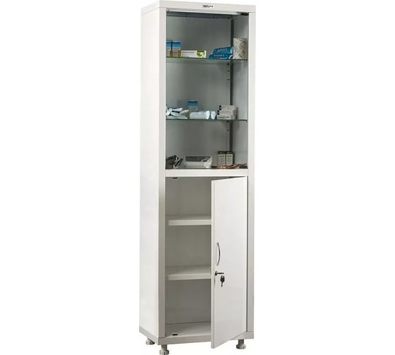 Шкаф медицинский Практик МД 1 1650-SG S26199201509