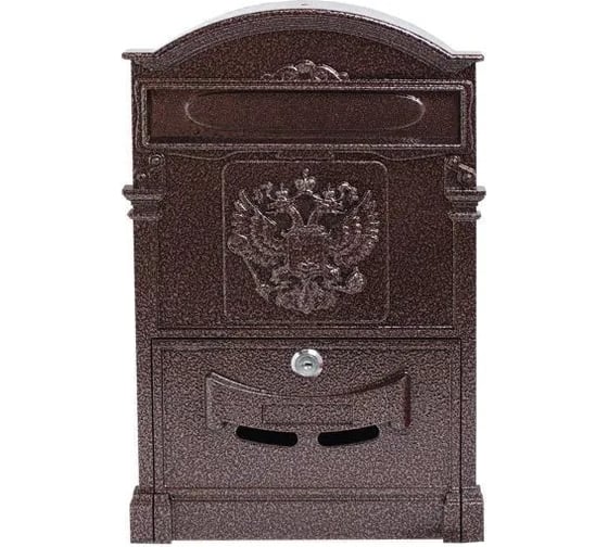 Ящик почтовый Аллюр №4011 Герб медь 15689