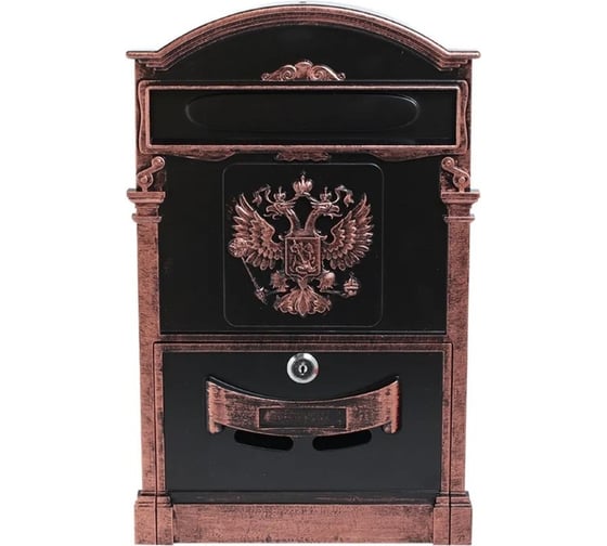 Ящик почтовый Аллюр №4011В Герб старая медь 15691 1