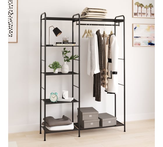 Гардеробная система ЗМИ Валенсия 1 VALENCIA 1 clothes rack черный ГСВ1 Ч