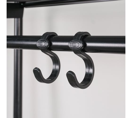 Гардеробная система ЗМИ Валенсия 1 VALENCIA 1 clothes rack черный ГСВ1 Ч