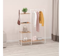 Гардеробная система ЗМИ с полками Скандинавия 1 Scandinavia 1 Clothing rack with shelves белый ГСС1 Б