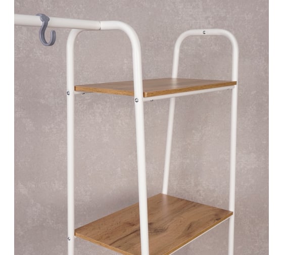 Гардеробная система ЗМИ с полками Скандинавия 1 Scandinavia 1 Clothing rack with shelves белый ГСС1 Б
