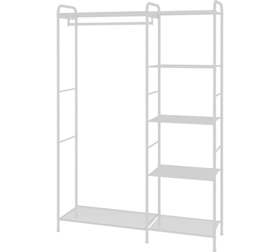 Гардеробная система ЗМИ Валенсия 1 VALENCIA 1 clothes rack белый ГСВ1 Б