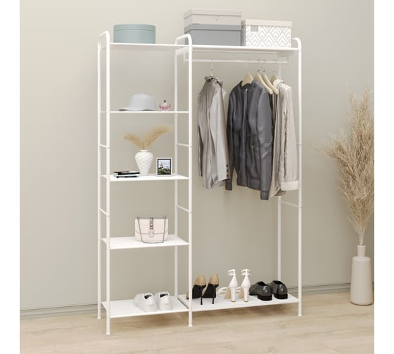 Гардеробная система ЗМИ Валенсия 1 VALENCIA 1 clothes rack белый ГСВ1 Б