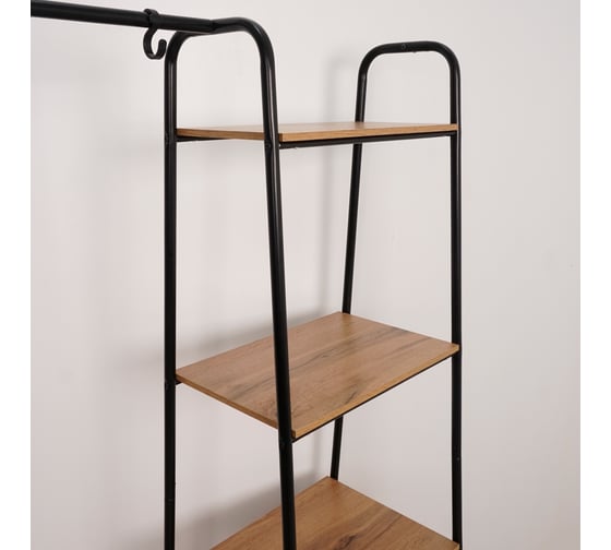 Гардеробная система ЗМИ с полками Скандинавия 1 Scandinavia 1 Clothing rack with shelves черный ГСС1 Ч
