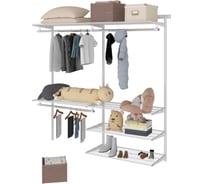 Гардеробная система ПРАКТИК Optima G180 белая S70199918501