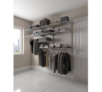 Гардеробная система ПРАКТИК Optima G240 графит S70299919515