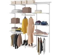 Гардеробная система ПРАКТИК Max G180 белая S70199918001