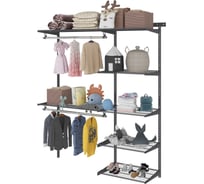 Гардеробная система ПРАКТИК Optima G150 графит S70299917515