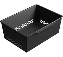 Корзина пластиковая ПРАКТИК GBP 60x20 графит S70299322215