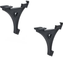 Кронштейн сетчатой полки НАЙДИ упаковка 2 шт, черный VERT2-10