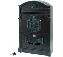 Ящик почтовый Аллюр №4011В Герб зеленая патина 16354